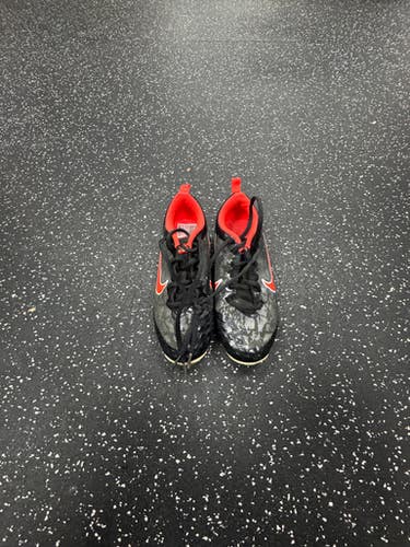 Used Nike FASTFLEX BB/SB Cleats Grey Junior 02.5 11849-S000033582