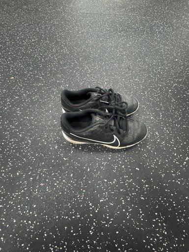 Used Nike DIAMOND BB/SB Cleats Black And White Junior 02 11849-S000033574