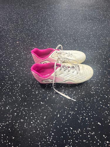 Used Lotto ROMA 700 Soccer Cleats Pink And White Junior 02 11849-S000033572