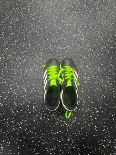 Used Adidas GOLETTO Soccer Cleats Black Junior 03.5 11849-S000033570