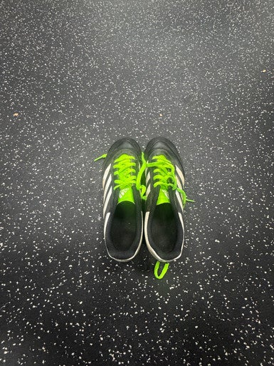 Used Adidas GOLETTO Soccer Cleats Black Junior 03.5 11849-S000033570