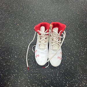 Used Under Armour LAX Cleats Womens White Senior 9 11849-S000033557