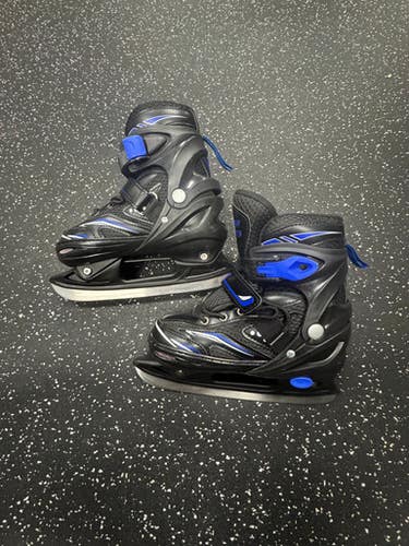 Used OBENSKY ADJ SKATES 1-4 Boys Softboot Skate Black Adjustable 11849-S000033552