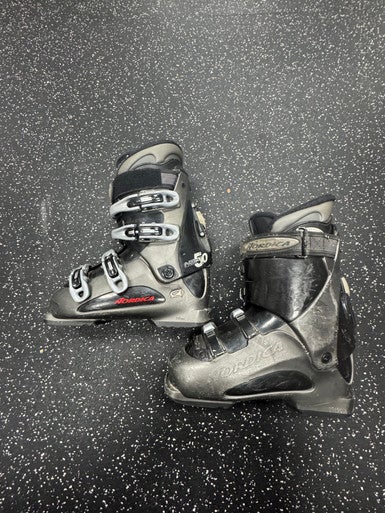 Used Nordica NEXT EXOPOWER Mens DH Ski Boot Grey 255 MP - M07.5 - W08.5 11849-S000033550