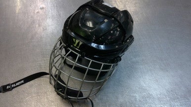 Used Warrior NON CERTIFIED Helmet Cage Combo Black SM 11339-S000196341