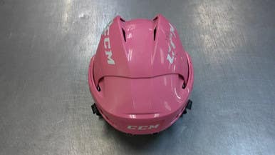 Used CCM FL40 NO CERTIFIED Hockey Helmet Only Pink XS 11339-S000196390