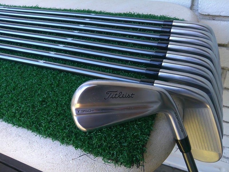 Titleist 2025 Forged T350 (4i-PW, 48*, 53*) Iron Set w/ MMT 65g Stiff Shafts