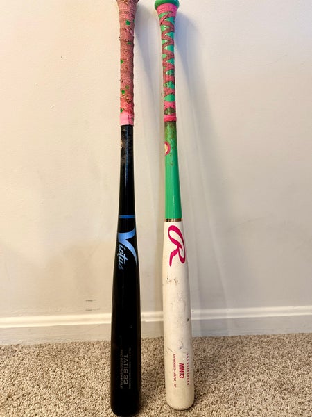 BUNDLE Victus Tatis Pro Reserve & Rawlings Pro Preferred Maple Bats – 33” & 33.5” (-3)