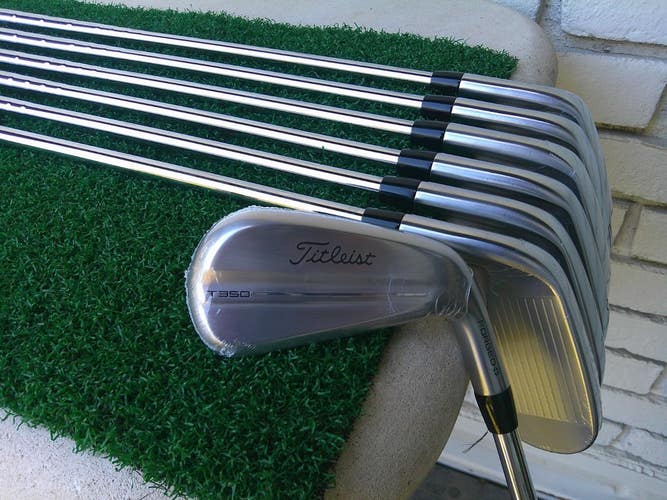 Titleist 2025 Forged T350 (5i-PW, 48*) Iron Set w/ True Temper AMT Stiff Shafts
