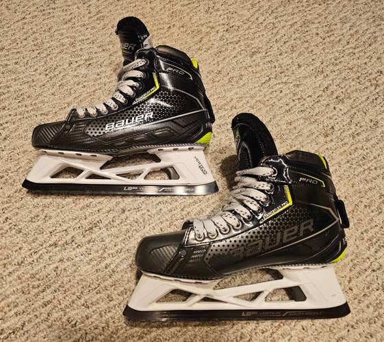 Bauer Pro Hockey Goalie Skates 9 Fit 2 (READ DESCRIPTION)