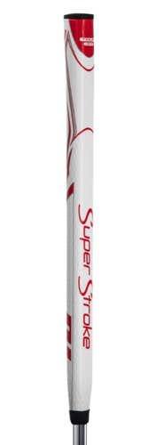 SuperStroke Off The Truck Zenergy 1.0P Putter Grip (White/Red, 17") Golf NEW