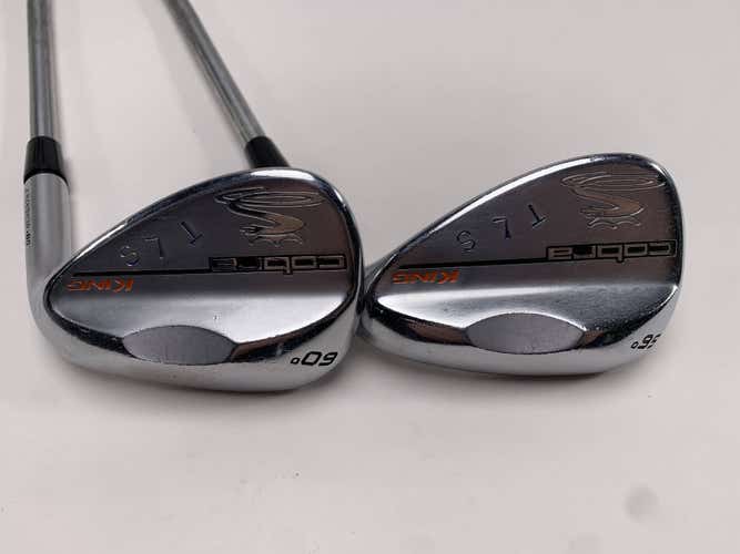 Cobra KING Wedge Set 56* 10 | 60* 8 Project X PXi 6.0 Stiff Graphite Mens RH