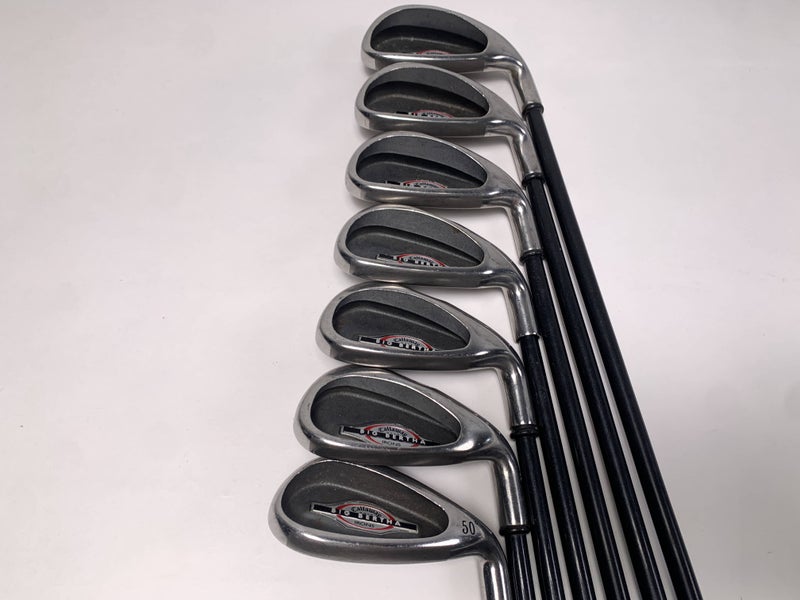 Callaway Big Bertha 2002 Iron Set 4-9+GW RCH 75i Senior Graphite Mens RH