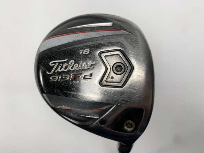 Titleist 913 FD 5 Fairway Wood 18* Bassara 55 Hi 55g Senior RH Midsize Grip