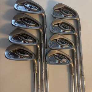 Ping i15 Green Dot Iron Set 4-W, UW, Stiff Flex Right Hand