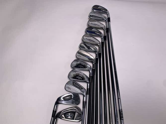 Callaway Fitting Irons Bulk Golf Club Wholesale Lot of 12 Graphite and Steel