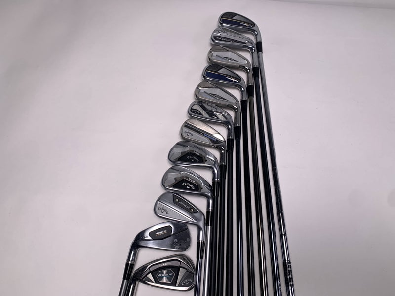 Callaway Fitting Irons Bulk Golf Club Wholesale Lot of 12 Graphite and Steel