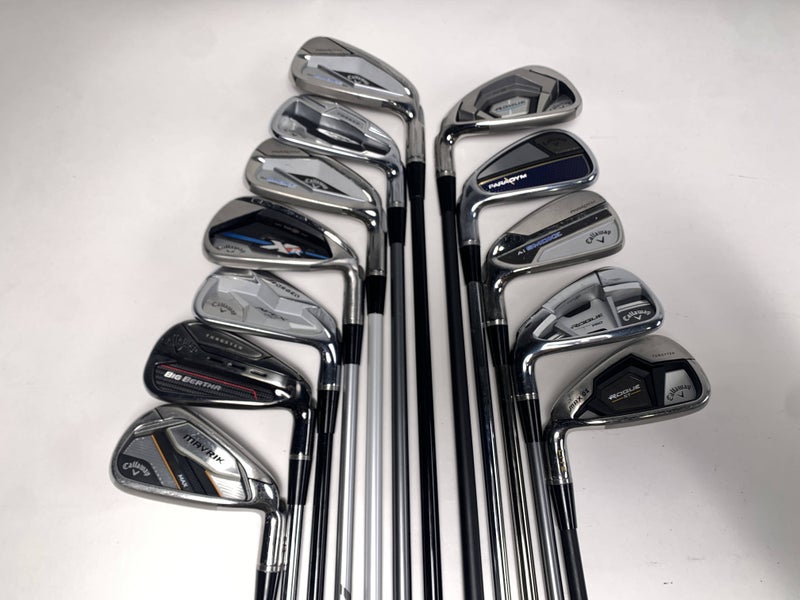 Callaway Fitting Irons Bulk Golf Club Wholesale lot of 12 Graphite and Steel