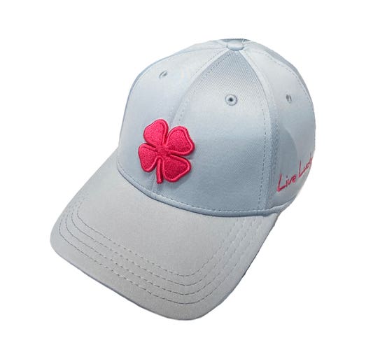 NEW Black Clover Live Lucky Premium Clover #133 Silver Fitted L/XL Golf Hat