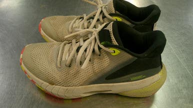 Used Under Armour Basketball Shoes M Grey Senior 7.5 11868-S000066522