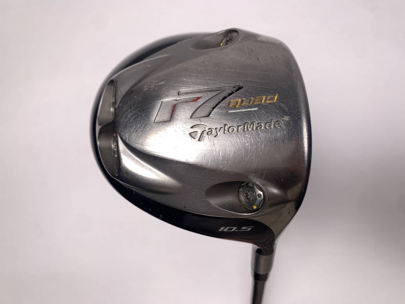 TaylorMade R7 Quad Driver 10.5* MAS2 65g Regular Graphite Mens RH