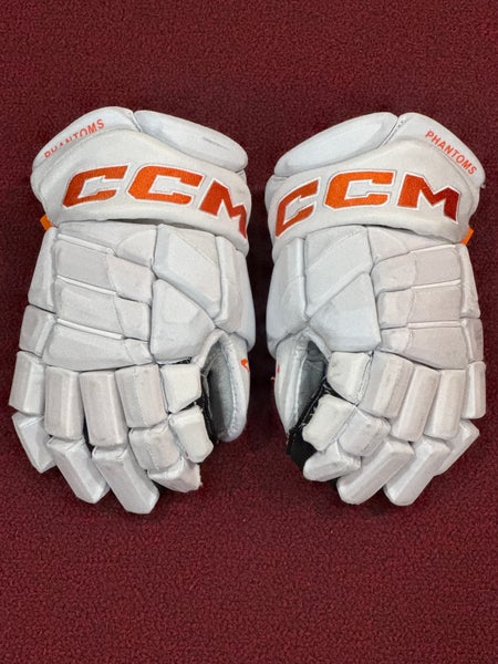 Lehigh Valley Phantoms CCM HGPJSPP Gloves 13" Pro Stock Item#LH72W