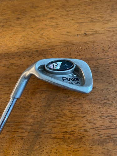 Ping i3+ 8-Iron White Dot Dynamic Gold Stiff Flex Lefty 36.5 NICE