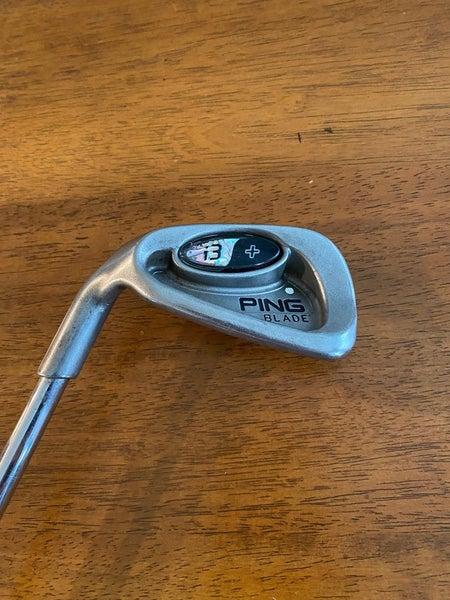 Ping i3+ 8-Iron White Dot Dynamic Gold Stiff Flex Lefty 36.5 NICE
