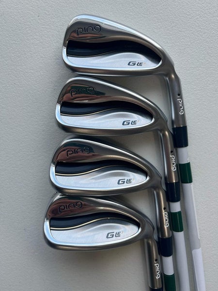 Ping G LE 3 Iron Set 7-PW Black Dot ULT 250 Ladies Flex +1/4 NICE