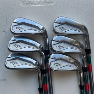 Callaway Elyte HL Iron Set 6-PW, AW Denali 65g Regular Flex Standard NICE