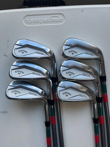 Callaway Elyte HL Iron Set 6-PW, AW Denali 65g Regular Flex Standard NICE