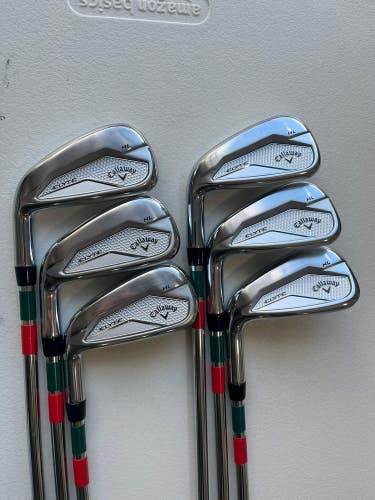 Callaway Elyte HL Iron Set 5-PW KBS Max 80 Regular Flex Lefty Standard NICE