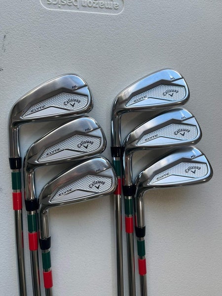 Callaway Elyte HL Iron Set 5-PW KBS Max 80 Regular Flex Lefty Standard NICE