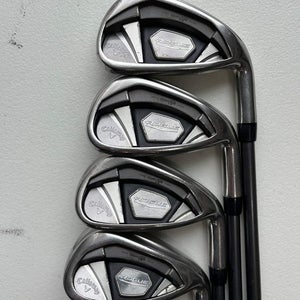 Callaway Rogue X Iron Set 7-PW Synergy 60IR Regular Flex +1/2 NICE