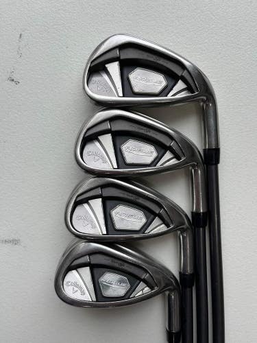 Callaway Rogue X Iron Set 7-PW Synergy 60IR Regular Flex +1/2 NICE