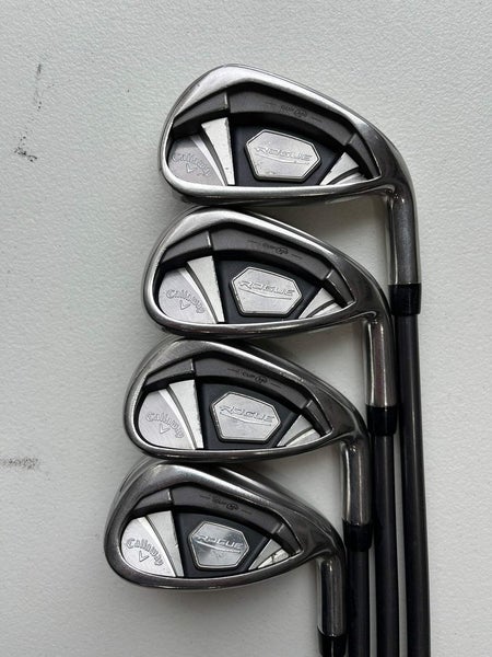 Callaway Rogue X Iron Set 7-PW Synergy 60IR Regular Flex +1/2 NICE