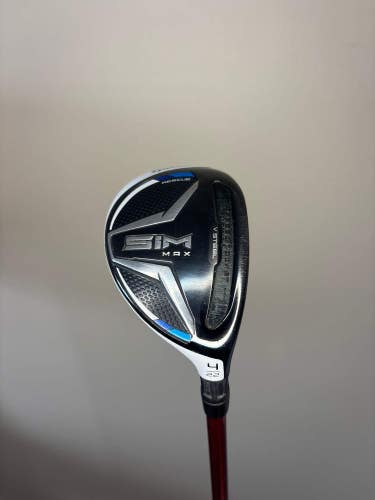 Taylormade SIM Max 4 Hybrid 22 Matrix Ozik Altus Upgrade Stiff Flex 40 NICE