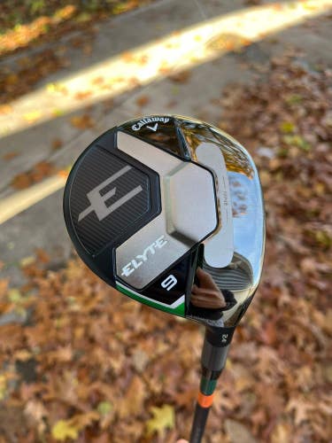 Callaway Elyte 9-Wood 24 Vanquish 5 R2 Senior Flex 41.25 +HC NICE