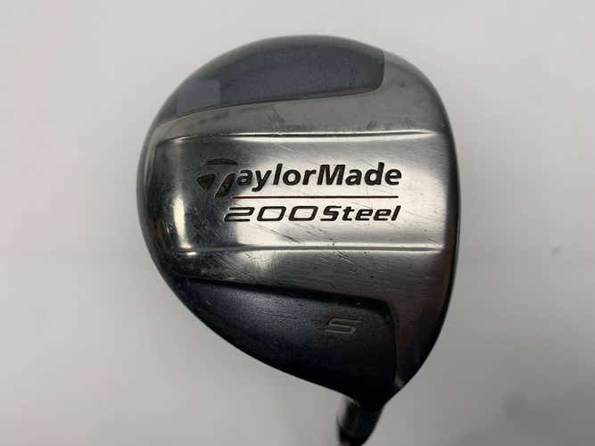 TaylorMade 200 Steel 5 Fairway Wood 18* Lite L-60 Senior Graphite Mens RH