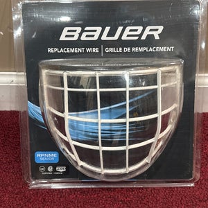Bauer RPNME White Replacement Goalie cage  (New) Item#ARWH