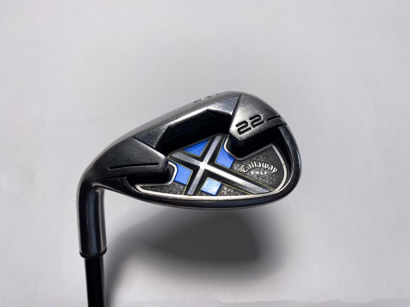 Callaway X-22 Pitching Wedge PW 75g Regular Graphite Mens LH