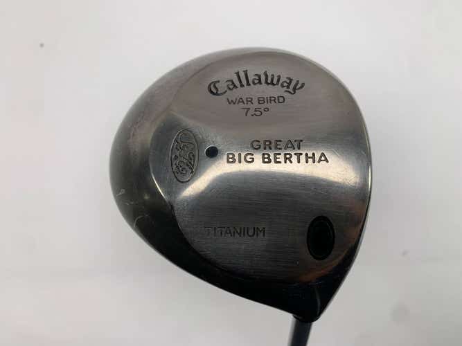 Callaway S2H2 Driver 7.5* BB UL Regular Graphite Mens RH Oversize Grip