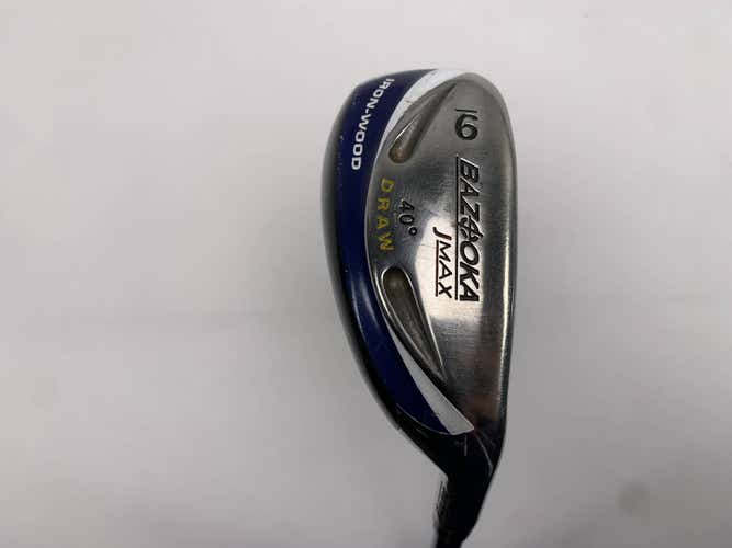 Tour Edge Bazooka Jmax Draw Ironwood 9 Hybrid 40* Bazooka Draw Ladies RH