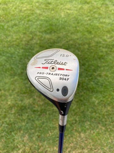 Titleist 904f 3-Wood 15 Graphite Design YS-6 Stiff Flex 42.25 NICE