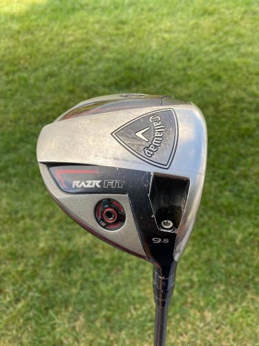 Callaway Razr Fit Driver 9.5 Aldila RIP'D NV 60g Stiff Flex 44.75 NICE