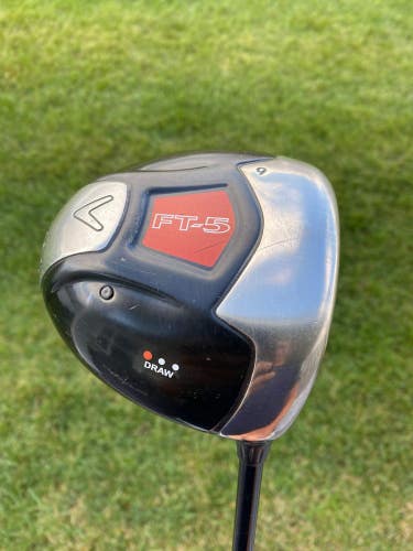 Callaway FT-5 Draw Driver 9 Fujikura 150 Stiff Flex 44 NICE