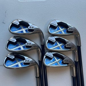 Callaway X-22 Iron Set 5-PW Ladies Flex Standard NICE