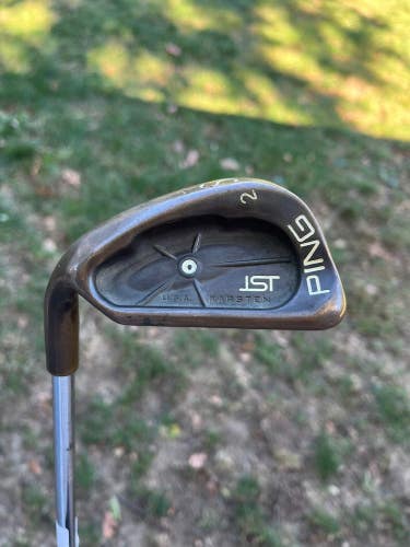 Ping ISI BeCu S2 Sand Wedge White Dot Cushin JZ Stiff Flex Lefty 34.5 NICE