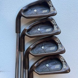 Ping ISI BeCu Iron Set 6-9 White Dot Cushin JZ Stiff Flex Lefty -1 NICE