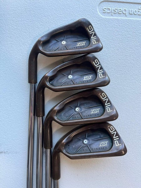 Ping ISI BeCu Iron Set 6-9 White Dot Cushin JZ Stiff Flex Lefty -1 NICE